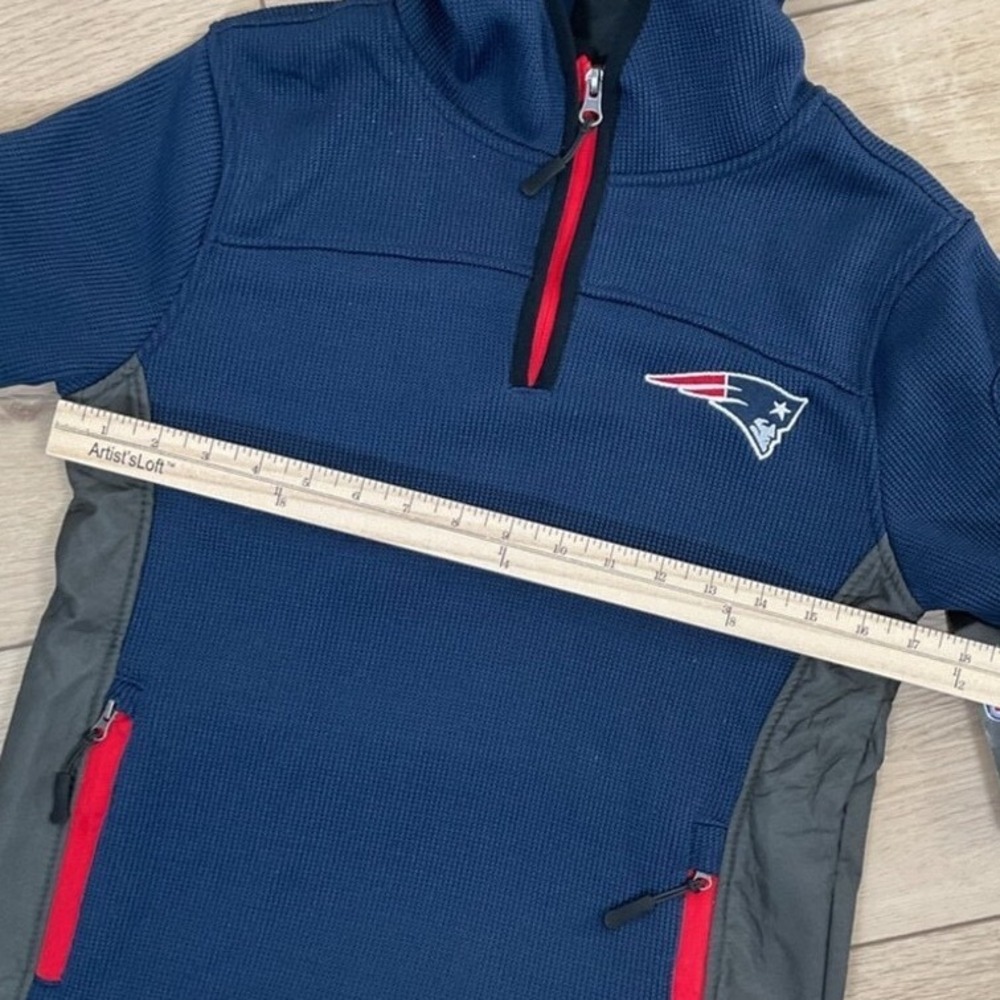 Ultra Game NFL Boys Fleece Quarter-Zip Hoodie Size Medium (10/12) NWT - Picture 7 of 8